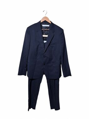 IRO Paris Nigel Men’s Navy Wool 2 Piece Suit Blazer Pants Size 52 US XL